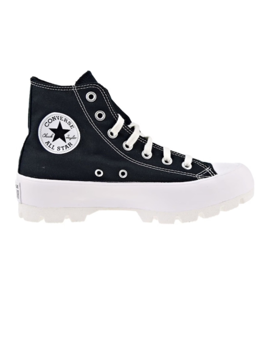 Converse | Chuck Taylor All-Star Lugged Hi Women's Shoes Black-White- Size 9